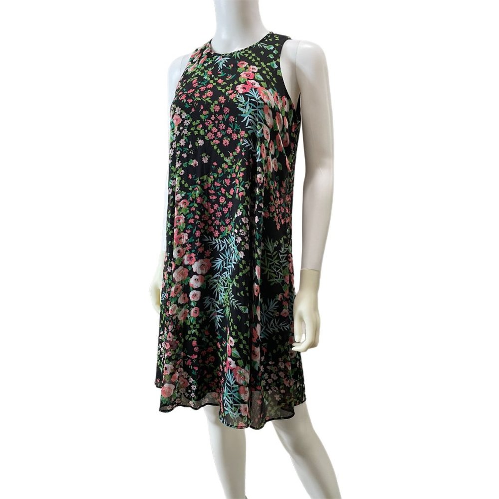 Tommy Hilfiger Black Floral Career Tank Dress Women’s Size 4